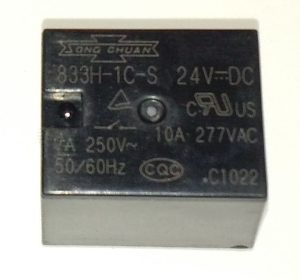 RELE 24V 10A SPDT 833H-1C-S-24VDC-0