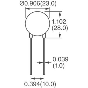 VARISTOR VDR 910V-0