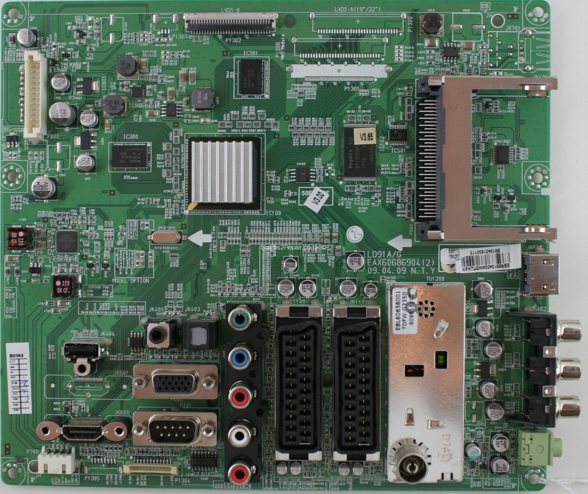 MAIN BOARD LG EBR66104004-0