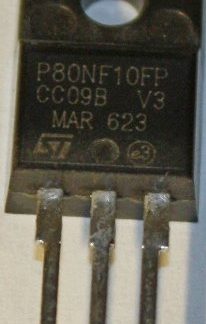 TRANSISTOR STP80NF10FP-0