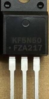 TRANSISTOR KF5N50 TO220F-0